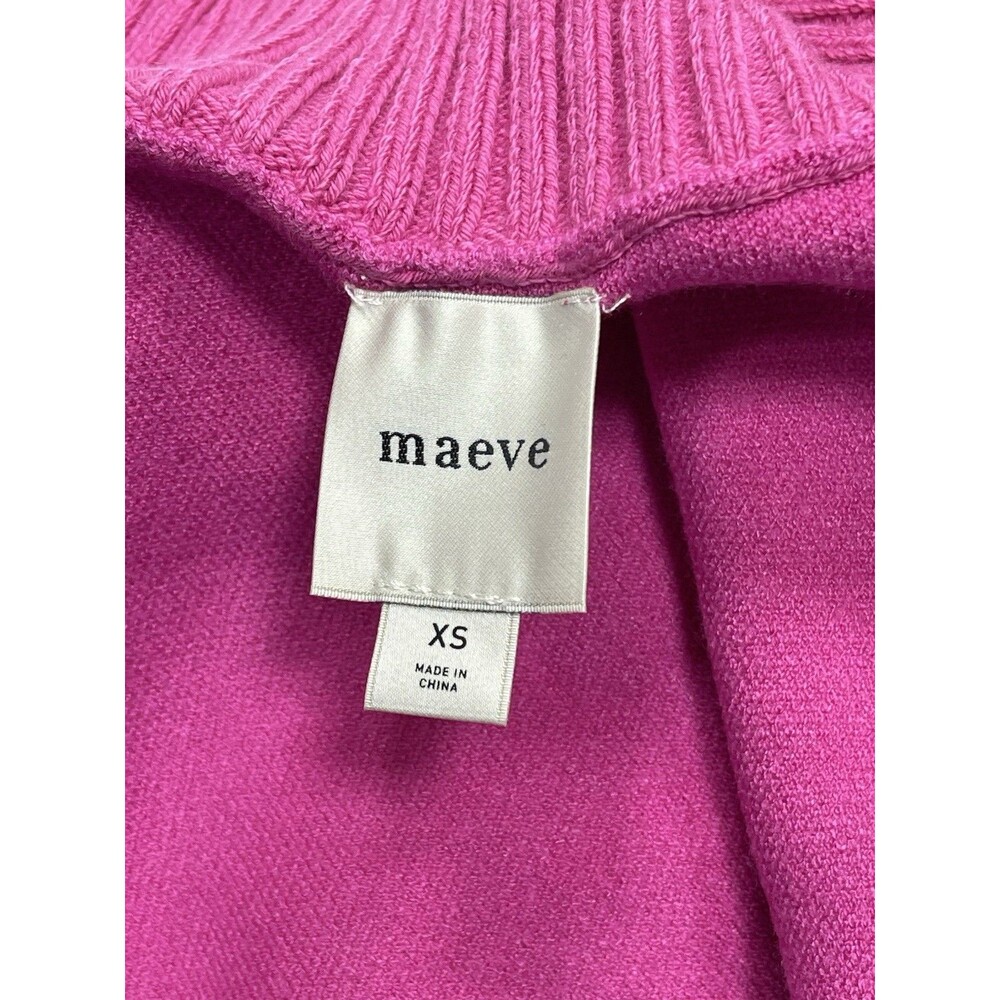 Anthropologie Maeve Turtleneck Sweater Women Pink The Logan Comfy Size XS NWT - Picture 6 of 8